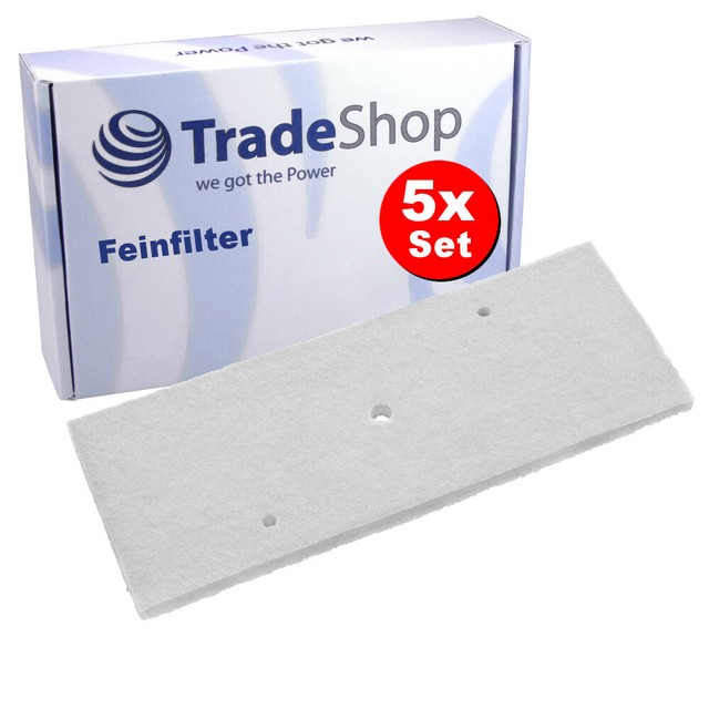 5x Feinfilter Schwammfilter für Panasonic NH-P80 NH-P80G1 NH-P80G2 NH-P80S1
