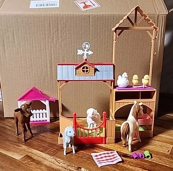 Barbie farm outlet vet playset