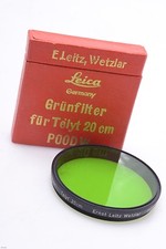 LEICA M FILTER GREEN E48, 48MM GGR, TELYT 20CM POODW/13305 THAMBAR