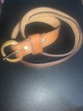 Frye Brown Genuine Leather Casual Belt Size 32