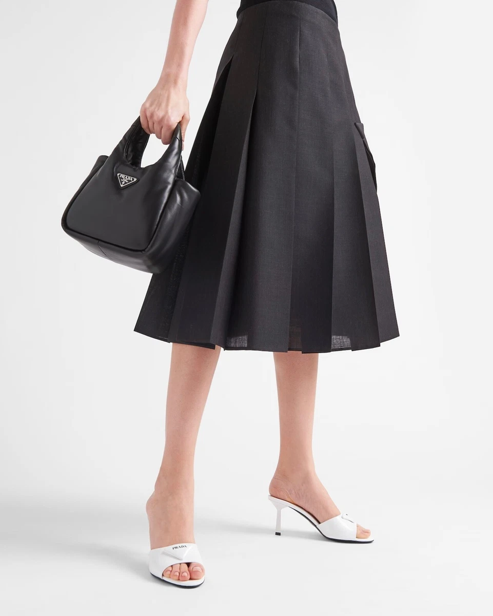 Prada leather clearance mules