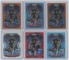 2020 Prizm Eno Benjamin rookie lot / Orange Disco / Light Blue / Red Ice / Lazer