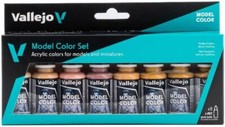 Vallejo Model Color Face Skin Colours Acrylic Paint Set - Assorted Colours Pack