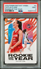 Caitlin Clark 2024 Panini Instant WNBA Rookie of the Year ROY PSA 9 - Fever
