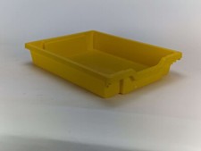 Gratnells Standard Shallow School Storage Tray Yellow PACK OF 4 OTHERS AVAILABLE