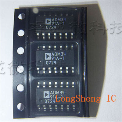 5PCS ADM3491A-1 3.3V,Full Duplex,840uA 20 Mbps,EIA RS-485 Transceiver SOP14 new 