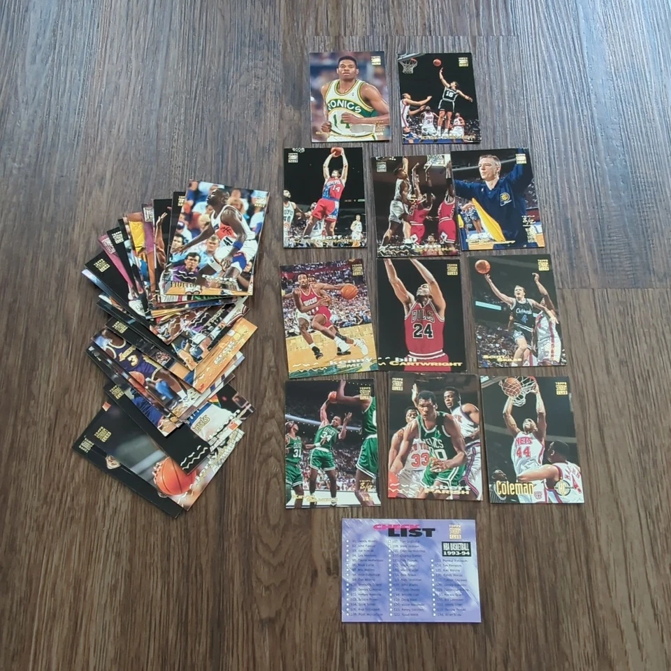  Lote 280+ Cartões de Basquete Topps 1992-2001, All-Star, rascunhos, Novato, Excelente - Imagem 3 de 4