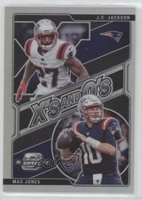 2021 Panini Contenders Optic Xs and Os JC Jackson Mac Jones #XO-19 pe8