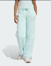 NEW Women's Adidas Essentials Small Logo Feel Cozy Open-Hem Pants, 2XL