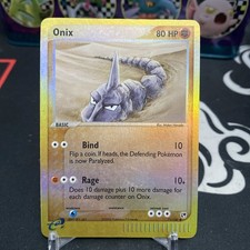 MINT Pokémon card Onix 71/100 REVERSE FOIL - ENGLISH ex SANDSTORM carte