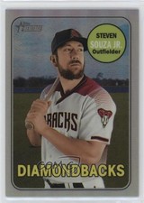 2018 Heritage High Number Hot Box Chrome Purple Refractor Steven Souza Jr 0s5s