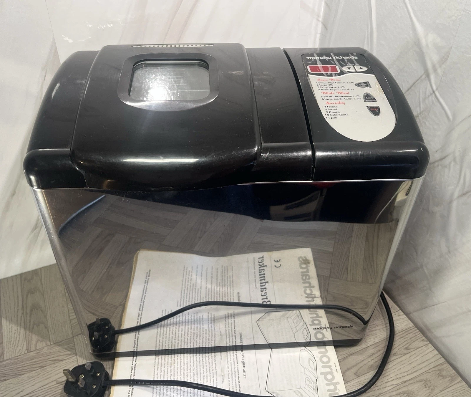 Morphy Richard’s 48200 Bread Maker Black Instructions Good Working Order
Opens in a new window or ta