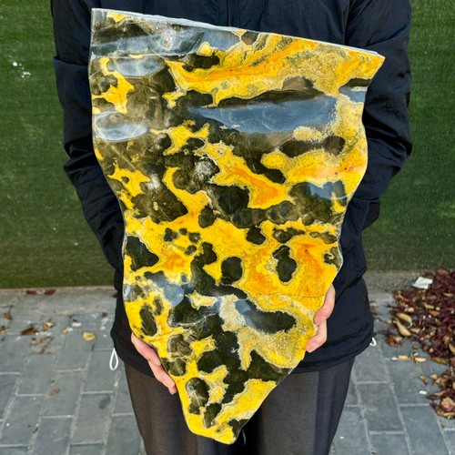18.4LB Magic Pattern Bumblebee Ocean Jasper Quartz Crystal Specimen Healing - Picture 5 of 10