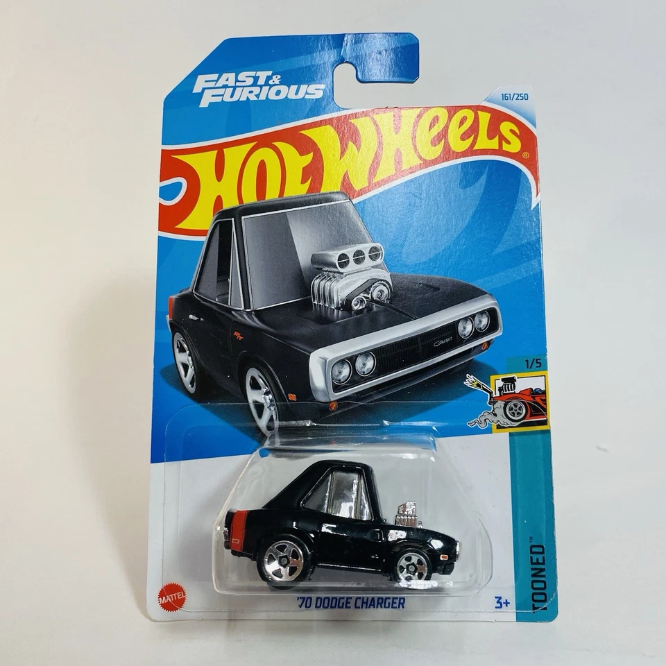 Dodge Charger Tooned bloque pequeño bloque tooned Hot Wheels 1:64 Mazda RX-3 J-Imports '70 Foto 2 de 4
