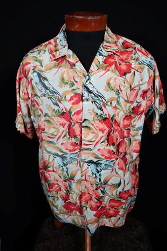 Maillot De Bain Vintage Sears Sea Stars – Années 60, Motif Hawaïen Floral, Taille S/M (USA)