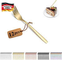 Edelstahl Dessertgabeln 12 StüCk FüR Kuchen Obst Hochzeit Party SpüLmaschinenfes
