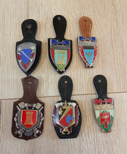 France French Vintage Old Badge Patch Medal Fire Sapeurs Pompiers - lot 6 items