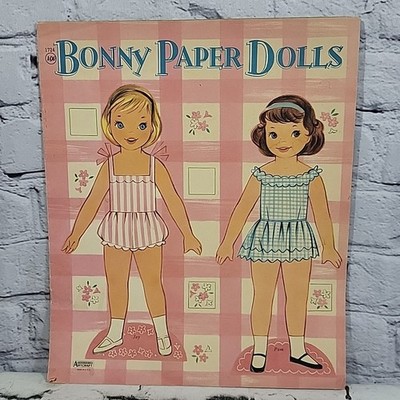 Vintage Bonny Paper Dolls Joy Pam Mary Lynn Saalfield #1724 Uncut