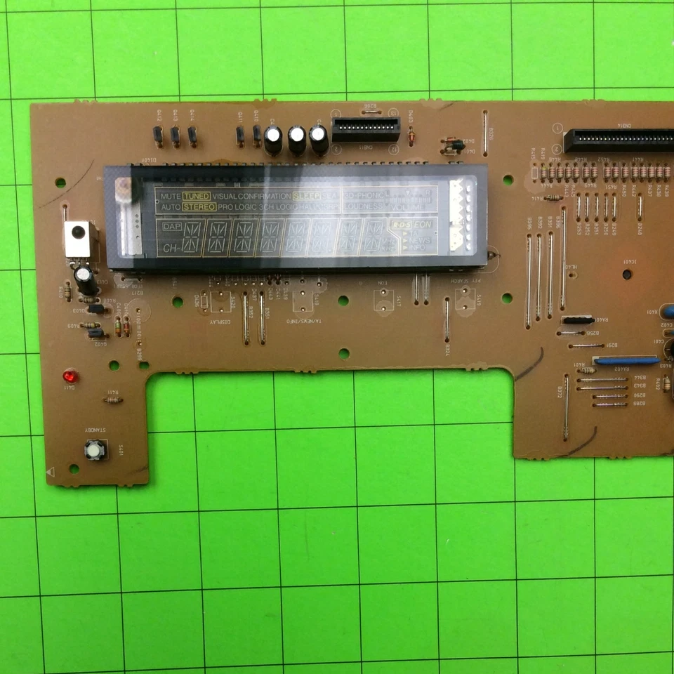 JVC RX-554VBK Receiver Stereo Amplifier Display Main Board EMW10756-003 - Image 2 of 4