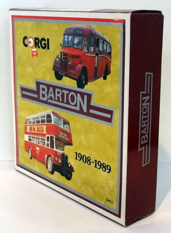 Corgi 1/50 Scale Diecast D41/1 - Bedford OB Coach & AEC Regent - Barton - Image 4 of 4