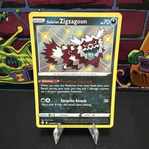 Galarian Zigzagoon SV078/SV122 Shining Fates: Shiny Vault Holo