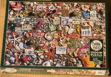 Cobble Hill 1000 Piece Puzzle - Beach Scene - Poster Included NEW 26.625x19.25"