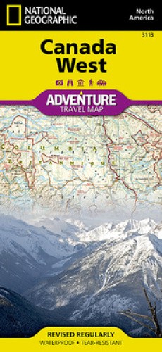 Canada West: Travel Maps International Adventure Map [Blank book]