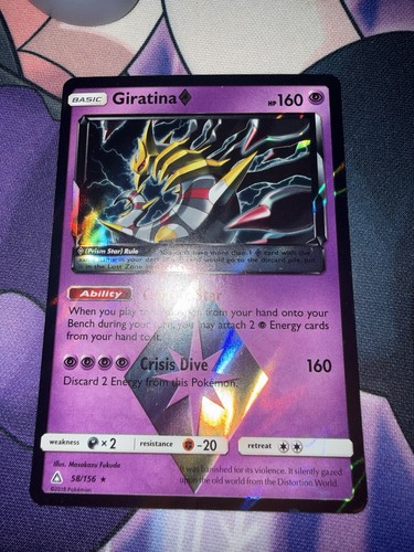 Giratina Prism Star 58/156 Sm-Ultra Prism Holo LP/MP