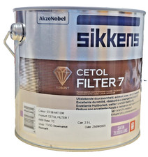 Image of Exterior Oak Woodstain Sikkens Cetol Filter 7 Plus Light Oak 2.5L exterior wood