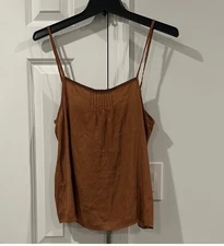 Grade & Gather Stain Tank Top Brown Tank Women’s Small