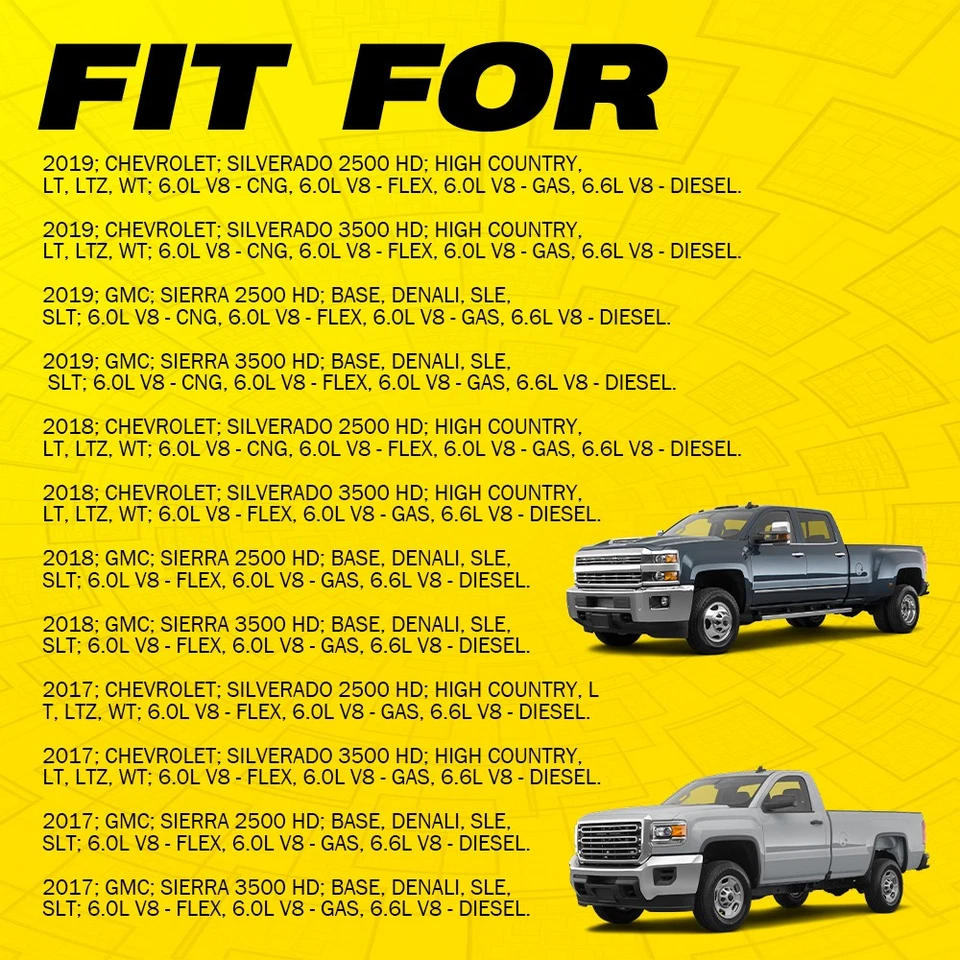 Sensor de NOx 12718676 posición 2 apto para GMC Chevrolet Silverado 2500 3500 2017-19 Foto 3 de 4