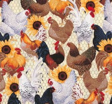 Farm Valance Curtain Barn Animal Cow Chicken Rooster Pig Country Farmhouse