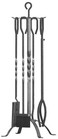 Beauty 5 Pieces Fireplace Tools Sets Fireplace Accessories Tools Holder Handles