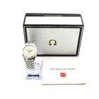 Vintage Omega Seamaster 33mm Automatic 6.5in Swiss Wristwatch w/ Box #WB5175-1