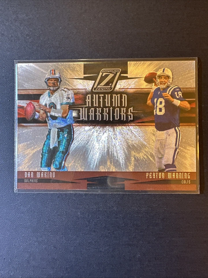 2005 Donruss Zenith - Autumn Warriors Peyton Manning, Dan Marino #AW-8 - Image 3 of 4