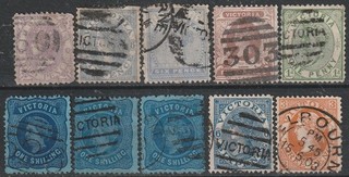 379) VICTORIA / AUSTRALIA OLD USED SELECTION PERFECT