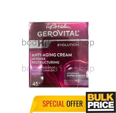 Gerovital Anti-Aging Intensive Restructuring Cream Wrinkle Repair Mature...