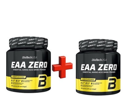 BioTech USA EAA Zero Aminosäuren 2x 350 gramm -  Aminosäure Muskelaufbau 2xDosen