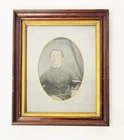 Civil War Era Soldier Tintype Photo Framed Hildreth Young & Co Rome NY Cowan's