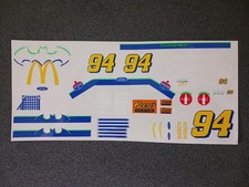 94 Bill Elliott McDonalds Batman 1/24th - 1/25th Scale Vinyl Decal