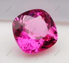 11 Ct Genuine Natural Pink Sapphire Cushion Cut Certified Loose Gemstone