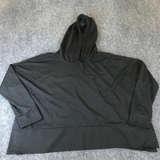 Mondetta Hoodie Womens Large Black Luxury Performance Raglan Sleeve Drawstring