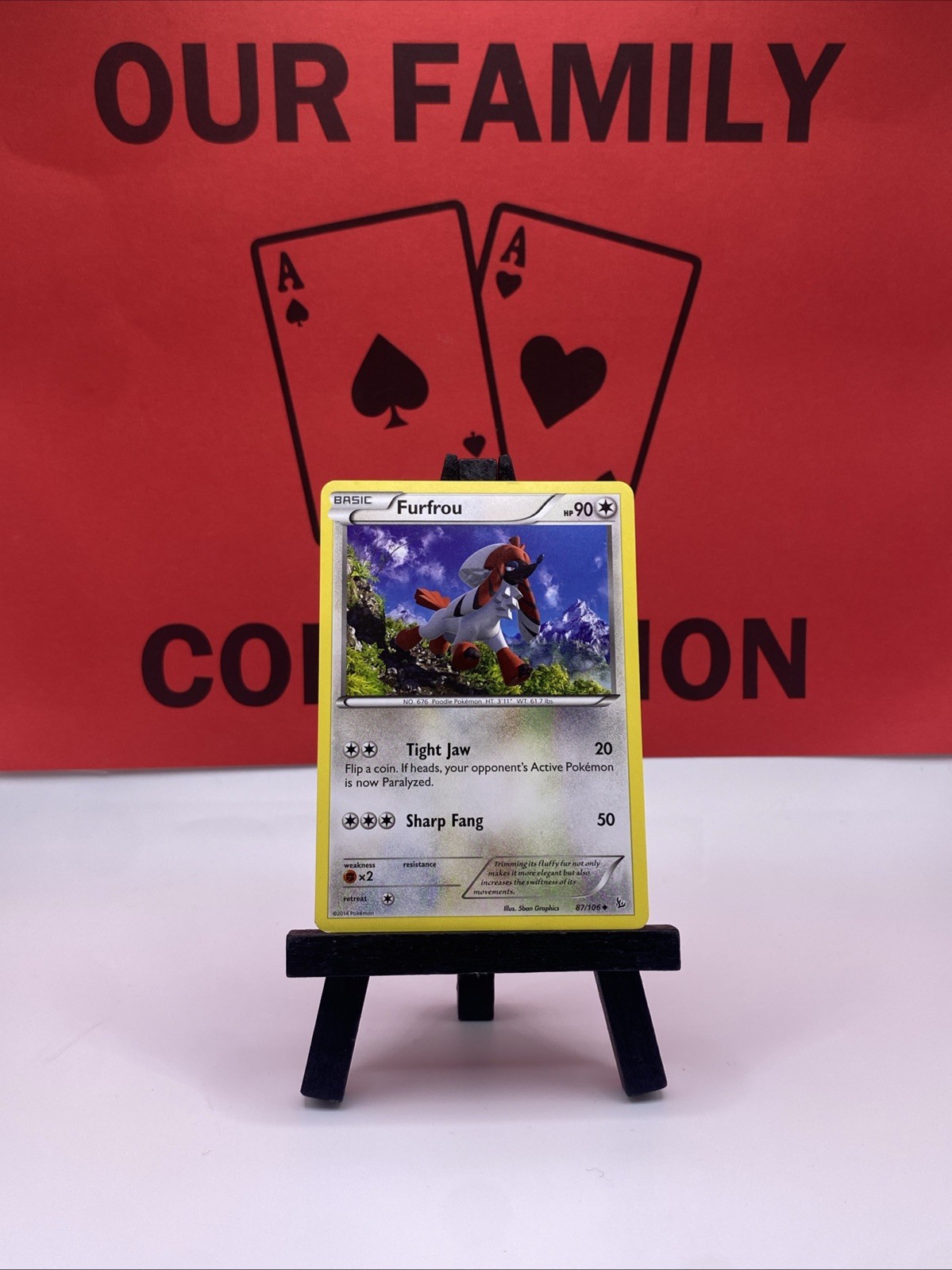 Furfrou 87/106 Flashfire Regular Uncommon Pokemon TCG 2014 LP