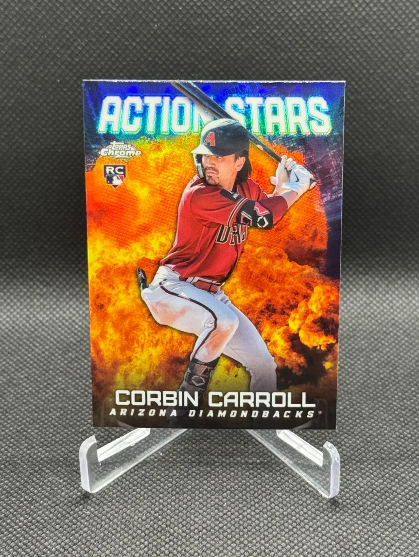 2023 Topps Chrome Update Action Stars Corbin Carroll Arizona Diamondbacks #ASC-3