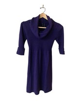 Takeout Girls Teens Juniors Dress Size L 12/14 Purple Turtleneck Z6