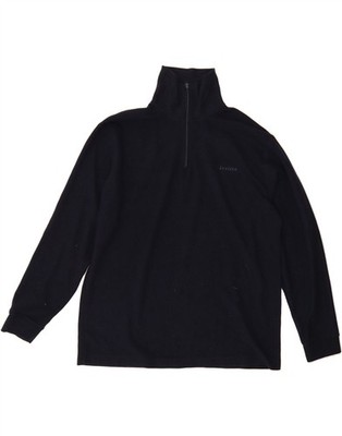 INVICTA Herren Fleecepullover mit Reißverschluss am Ausschnitt XL dunkelblau Polyester DC04
