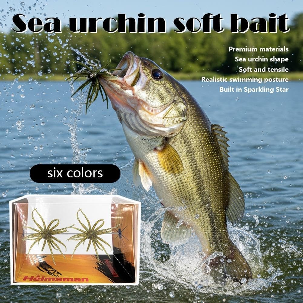 Soft Fishing Lures Sea Urchin Shape Baits Topwater Fishing Lure 1.7g ~US Stock | eBay Soft Fishing Lures Sea Urchin Shape Baits Topwater Fishing Lure 1.7g ~US Stock | eBay