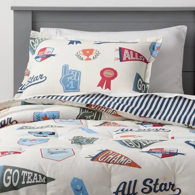 2pc Twin All Star Sports Kids' Comforter Bedding Set - Pillowfort