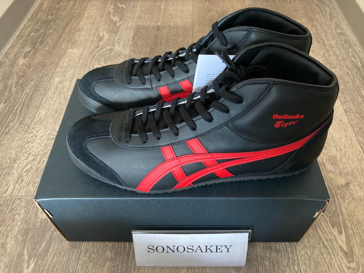 Onitsuka Tiger MEXICO Mid Runner 1183B577 001 BLACK/CLASSIC RED