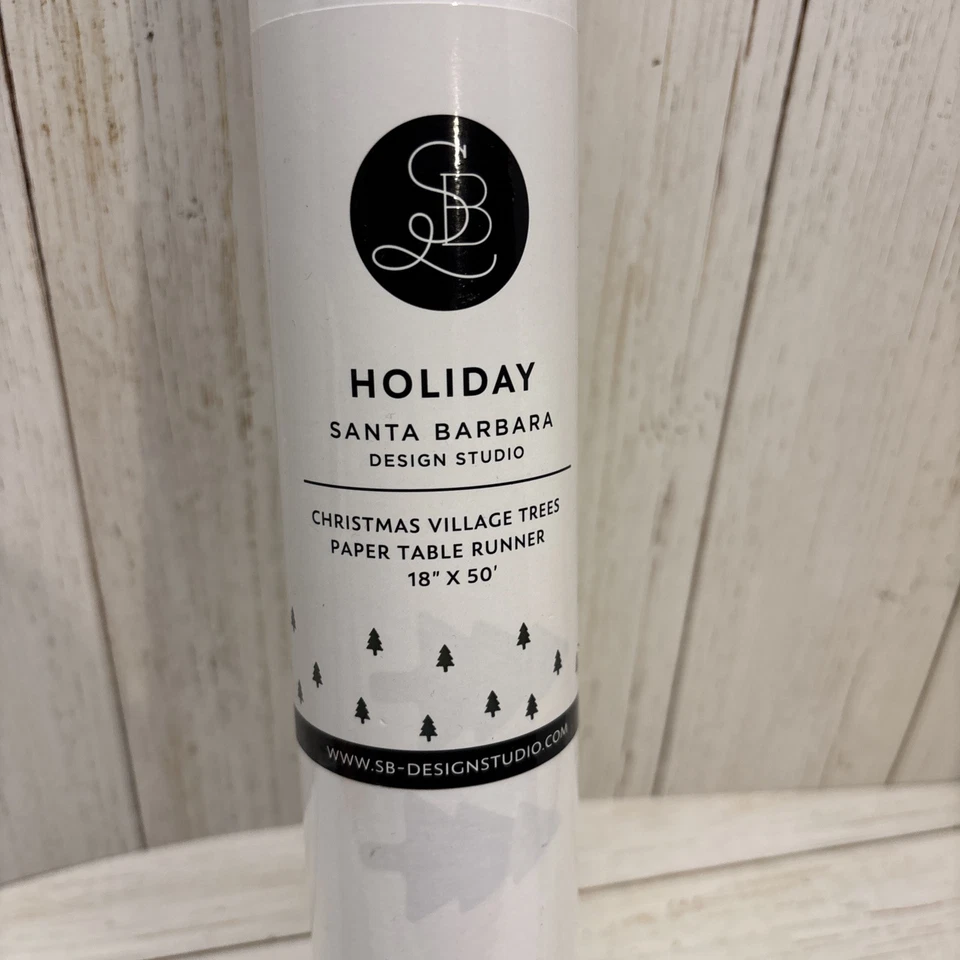 Holiday Charcuterie Paper Table Runner, 50 x 18-Inches,  Christmas Trees - Image 2 of 3